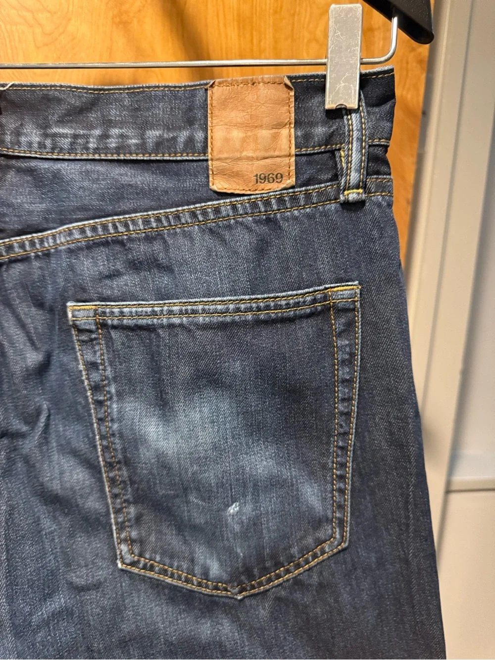 GAP 1969 Slim Men’s Jeans in Dark Blue Denim